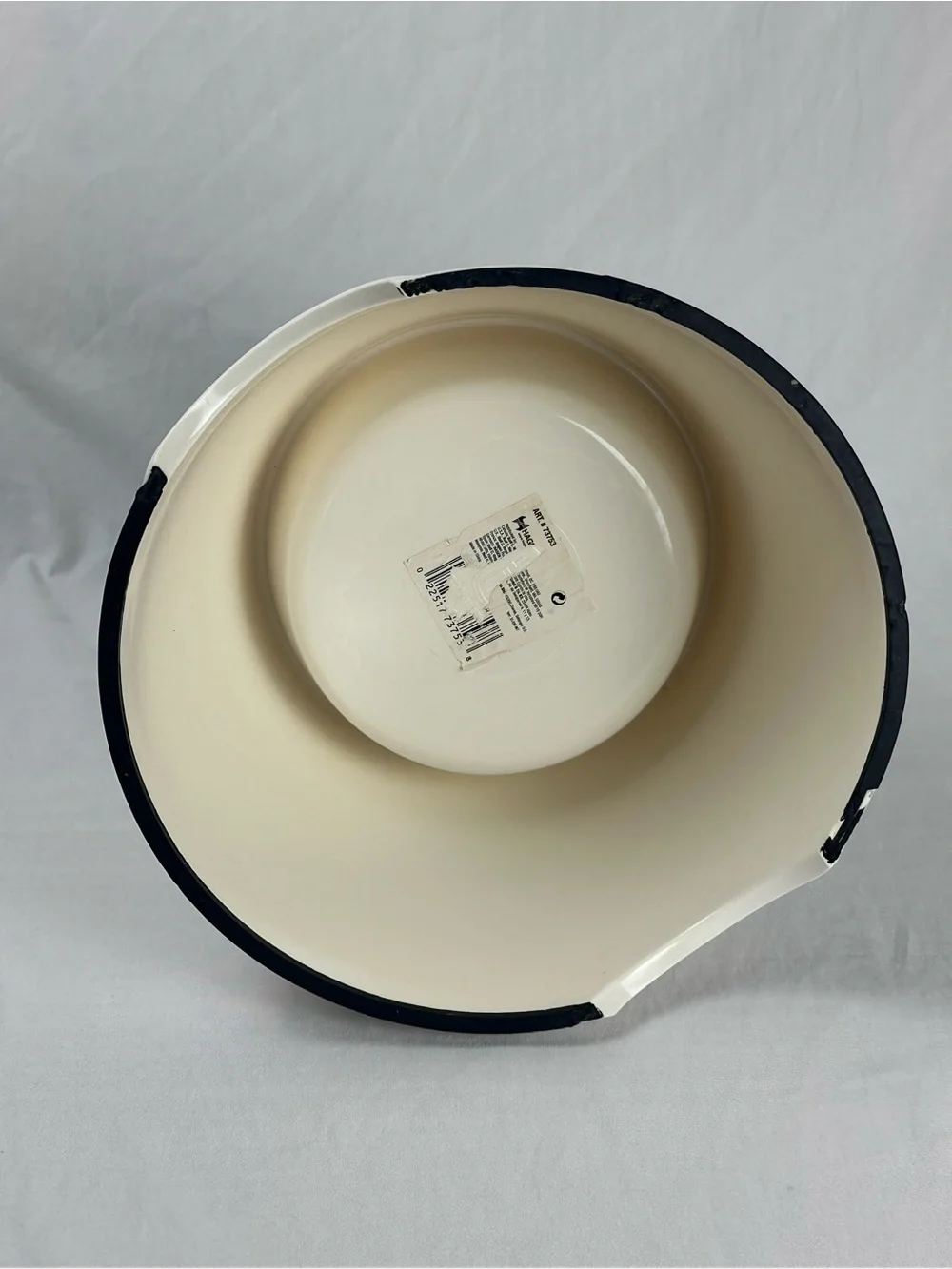 Elevated Dog Bowl Holder Stand White Anti-Slip Pet Feeder for Small Bowls